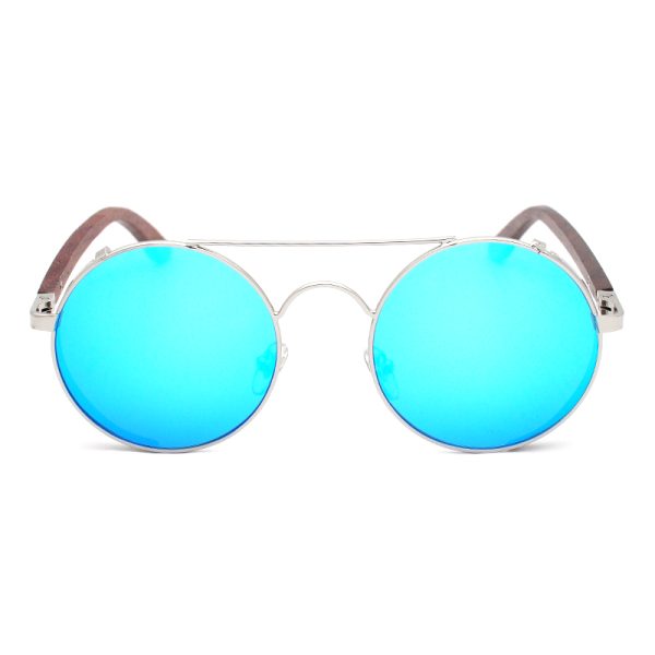 CAPRI BLU Walnut Wood Sunglasses