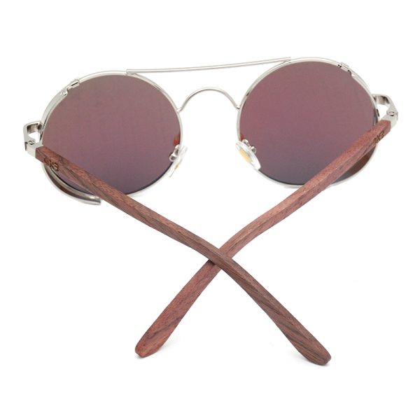 CAPRI BLU Walnut Wood Sunglasses