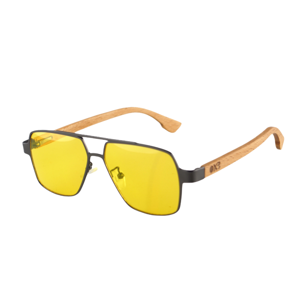 Tibet N. Handmade Wooden Sunglasses Polarized Lenses
