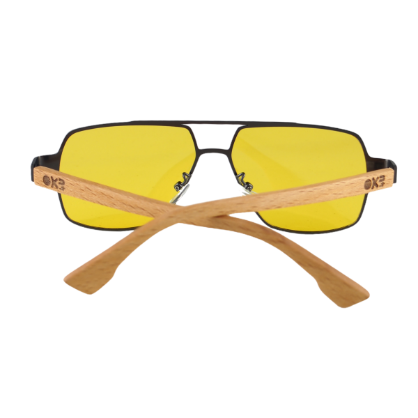 Tibet N. Handmade Wooden Sunglasses Polarized Lenses