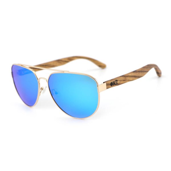 Blue Metal Wood