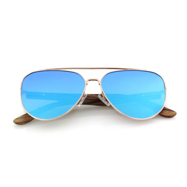 Blue Metal Wood