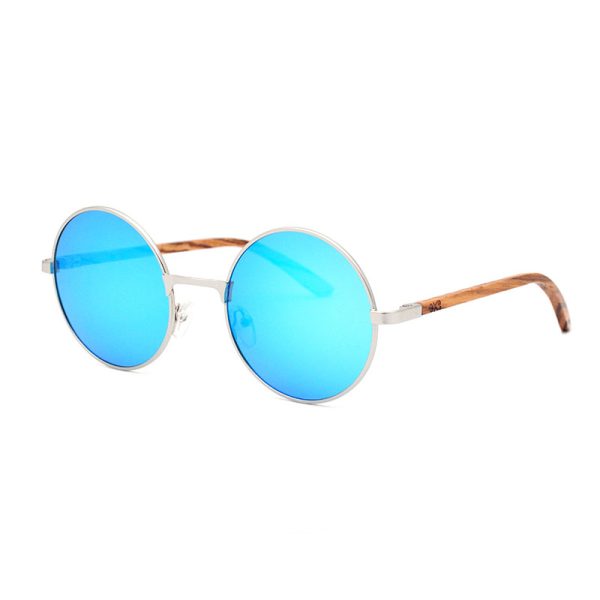 LENON BLU Zebra Wood Sunglasses